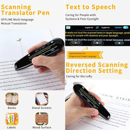 Smart Multifunctiontranslation Real Time Languages Translator Business Dictionary Pen Voice Scan Translator Pen