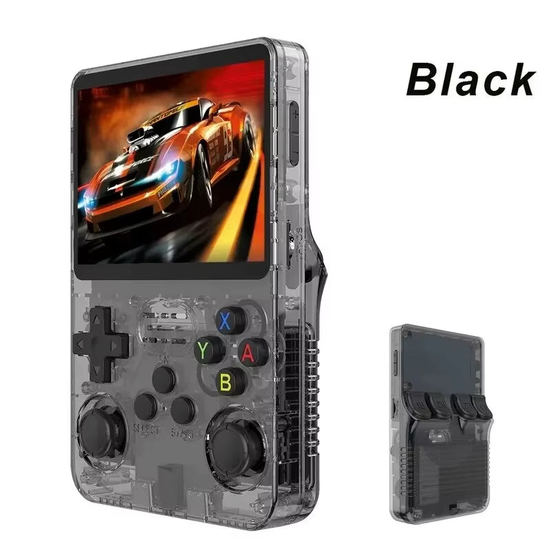 Open Source R36S R36H Video Game Console Linux System 3.5Inch IPS Screen Orange Portable Pocket Video Player 64G R36S MAX