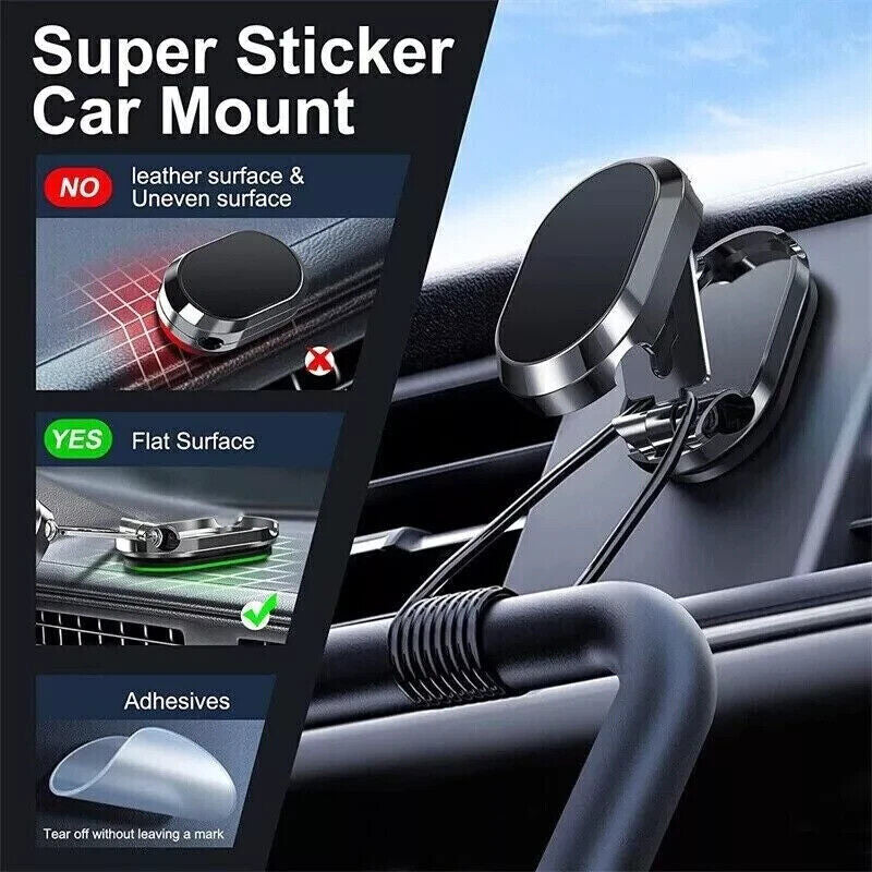 Magnetic Phone Holder for Car, Dashboard Car Phone Holder Mount