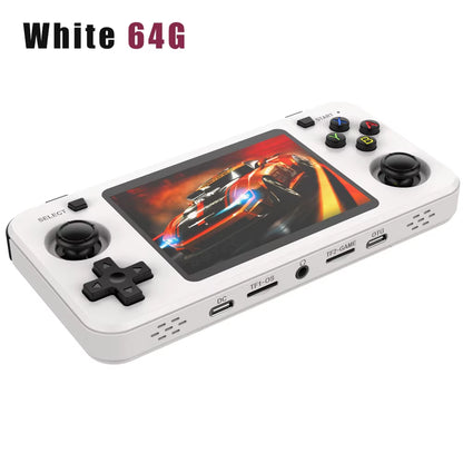 Open Source R36S R36H Video Game Console Linux System 3.5Inch IPS Screen Orange Portable Pocket Video Player 64G R36S MAX